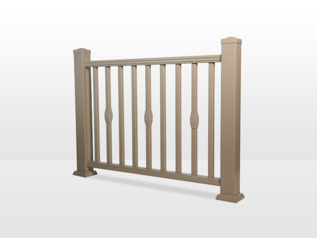 railing with decorative baluster
