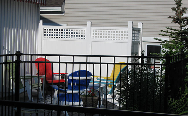 fence used for patio