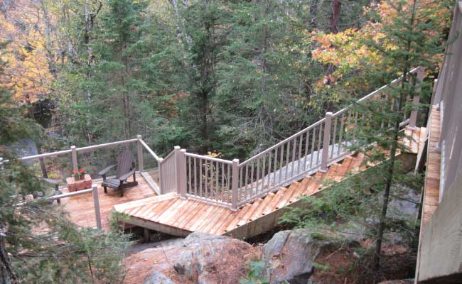 handrail used for detached deck